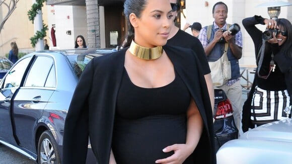 Kim Kardashian enceinte.