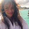 Marine Lorphelin passe des jours de rêve à Tahiti. Novembre 2015. La jolie Miss se dévoile ici sans maquillage.