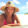 La jolie Miss Marine Lorphelin passe un week-end de rêve avec son chéri, à Bora Bora. Novembre 2015.