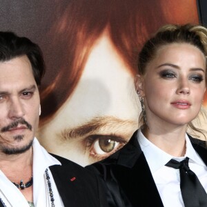 Johnny Depp et sa femme Amber Heard - Première de "The Danish Girl" au théatre Westwood village à Westwood le 21 novembre 2015.