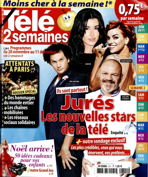 Télé 2 Semaines - édition du 27 novembre 2015.
