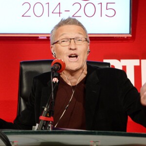 Laurent Ruquier, à la conférence de rentrée de RTL à Paris, le 4 septembre 2014.