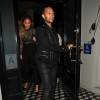 John Legend et sa femme Chrissy Teigen, enceinte sortant du Craig's restaurant à West Hollywood, le 11 novembre 2015.