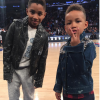Egypt et Kasseem Dean Jr. à un match de basket-ball à New York / photo postée sur Instagram au mois de novembre 2015.