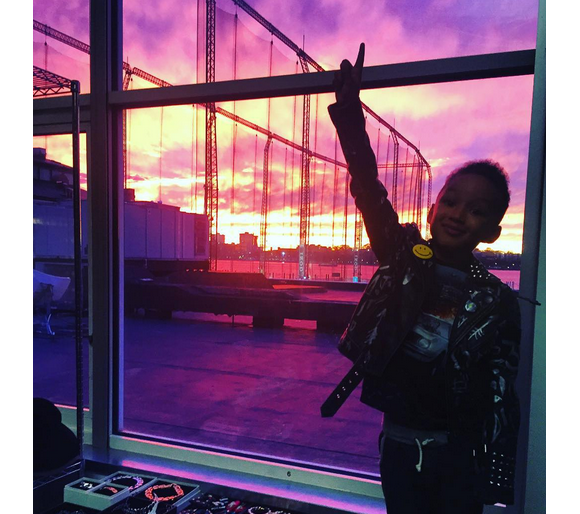 Le fils de Swizz Beatz / photo postée sur Instagram au mois de novembre 2015.