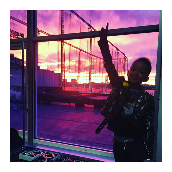 Le fils de Swizz Beatz / photo postée sur Instagram au mois de novembre 2015.