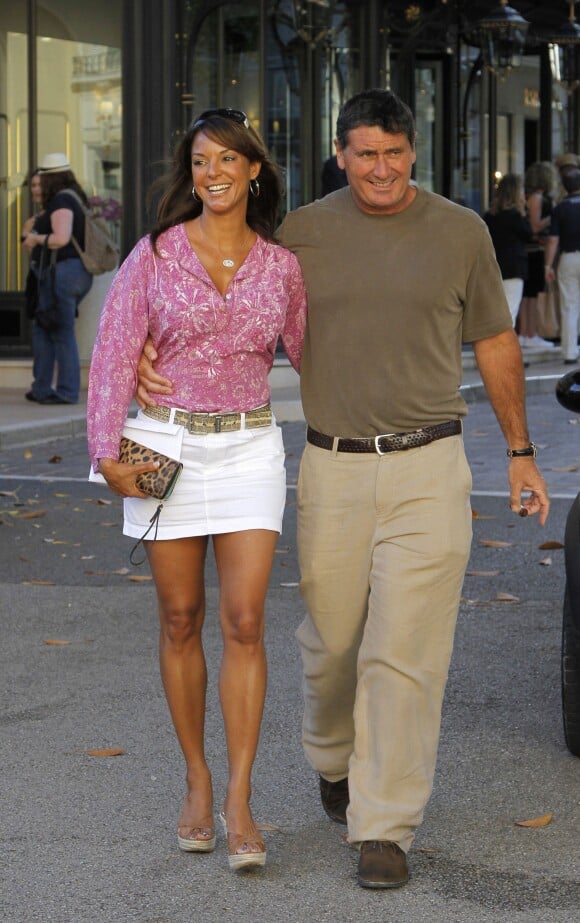 Eva La Rue et son ex-mari Joe Cappuccio dans les rues de Monaco, le 11 juin 2012