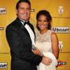 Eva LaRue et son ex-mari Joe Cappuccio à l'afterparty Weinstein Company's des Golden Globe Awards à Los Angeles, le 17 janvier 2010.