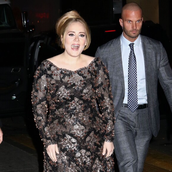 Adele s'est produite au Radio City Music Hall, à New York le 17 novembre 2015.