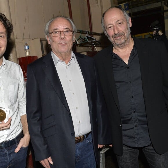 Vianney, Maxime Le Forestier et Sam Karmann - Cérémonie de remise des Grands Prix Sacem 2015 aux Folies Bergère à Paris le 30 novembre 2015. ©Veeren/Bestimage