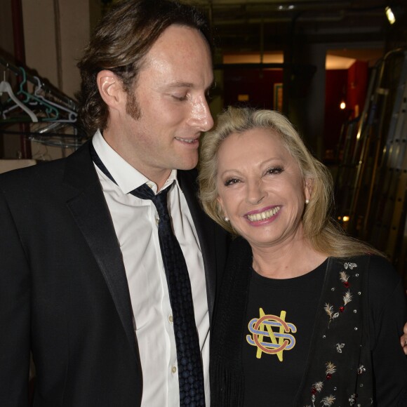 Véronique Sanson et son fils Christopher Stills - Cérémonie de remise des Grands Prix Sacem 2015 aux Folies Bergère à Paris le 30 novembre 2015. ©Veeren/Bestimage