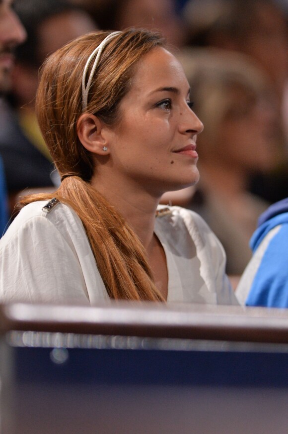 Marta Tornel, épouse de David Ferrer, à Paris le 2 novembre 2013.