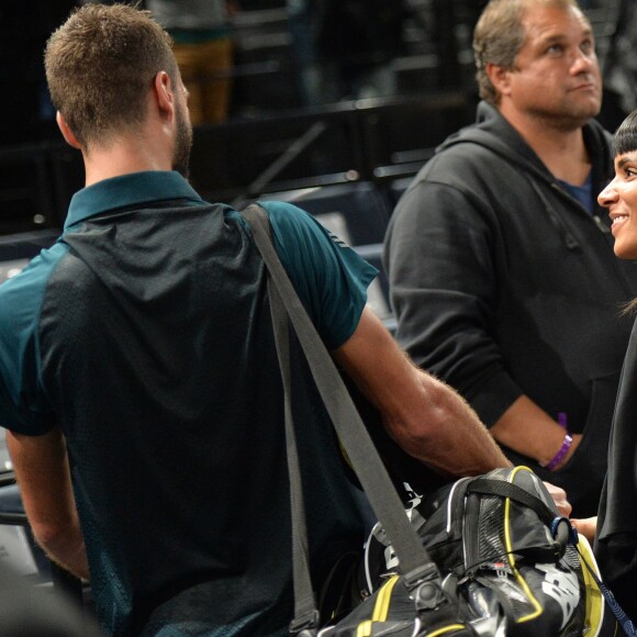 Shy'm et Benoît Paire lors du tournoi BNP Paribas Masters à l'AccorHotels Arena de Paris le 3 novembre 2015 © Giancarlo Gorassini