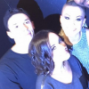 Alizée, Grégoire Lyonnet, Brahim Zaibat et Katrina Patchett après le show Rock It All Tour à l'Olympia, le 1er décembre 2015.