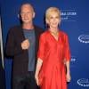 Sting, Trudie Styler à la 8ème soirée annuelle "Clinton Global Citizen Awards And CGCA" à New York, le 21 septembre 2014