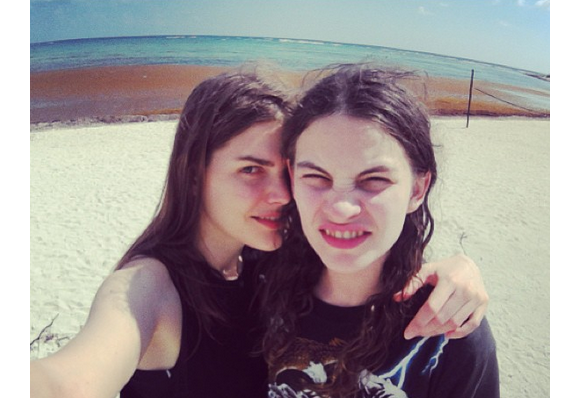 Coco Sumner et sa petite-amie Lucie Von Alten / photo postée sur Instagram au mois de novembre 2014