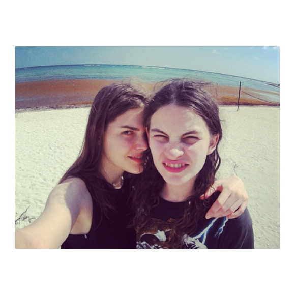 Coco Sumner et sa petite-amie Lucie Von Alten / photo postée sur Instagram au mois de novembre 2014