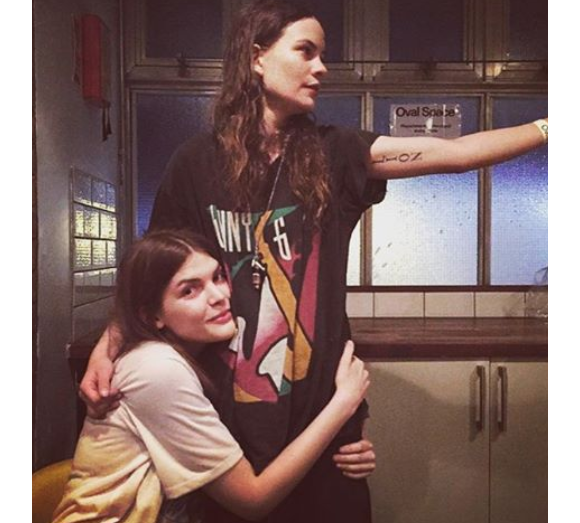 Coco Sumner et sa petite-amie Lucie Von Alten / photo postée sur Instagram au mois d'avril 2015