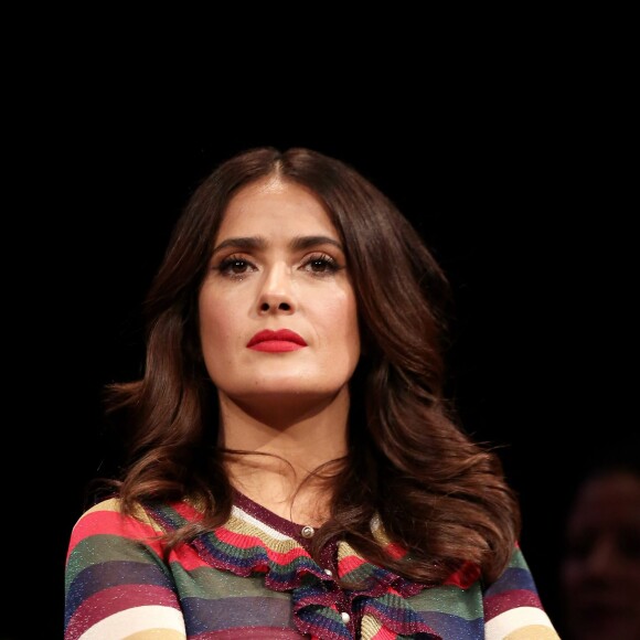 Salma Hayek - Remise du prix Lumière à Martin Scorsese lors du festival Lumière 2015 (Grand Lyon Film Festival) à Lyon le 16 octobre 2015