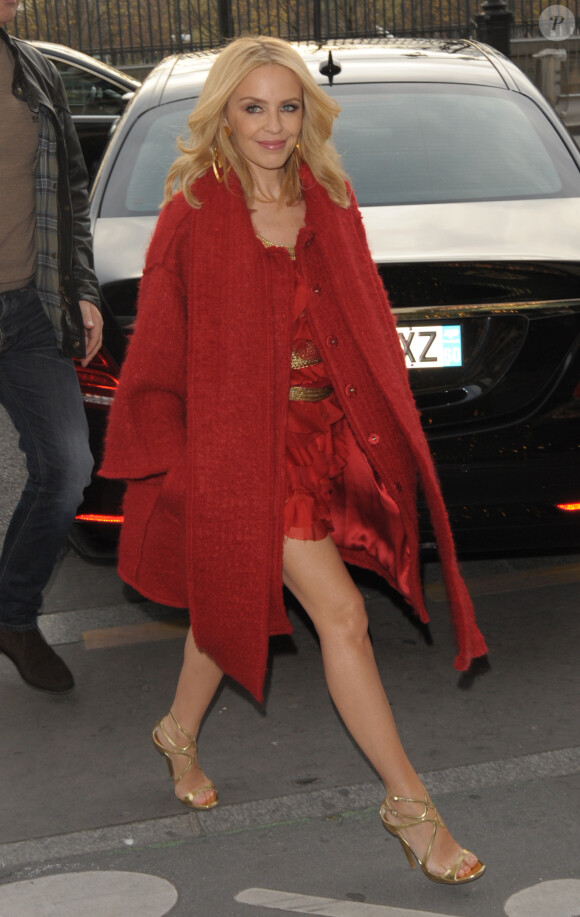 Kylie Minogue à Paris le 3 décembre 2015 Kylie Minogue.