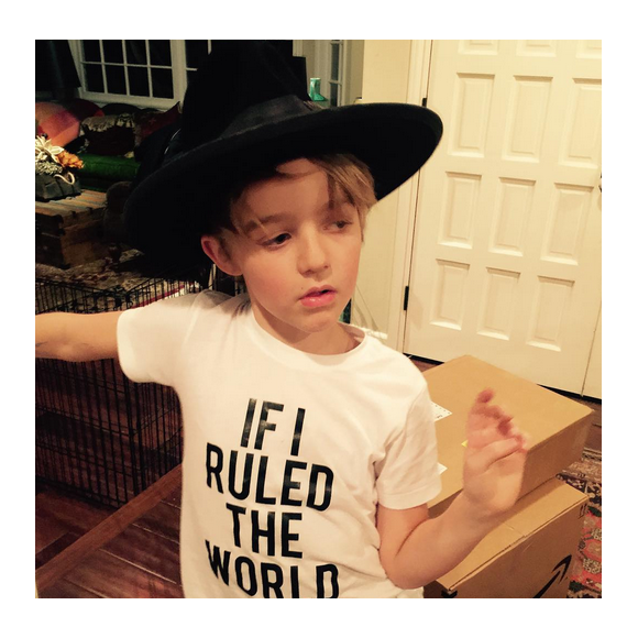 Bronx Mowgli, le fils d'Ashlee Simpson et Pete Wentz fête ses 7 ans à Aspen / photo postée sur Instagram au mois de décembre 2015.
