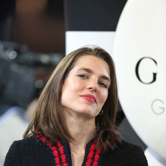 Charlotte Casiraghi lors de la soirée Style & Competition for Amade, l'Association mondiale des amies de l'enfance lors du Longines Masters de Paris à Villepinte le 5 décembre 2015 © Dominique Jacovides