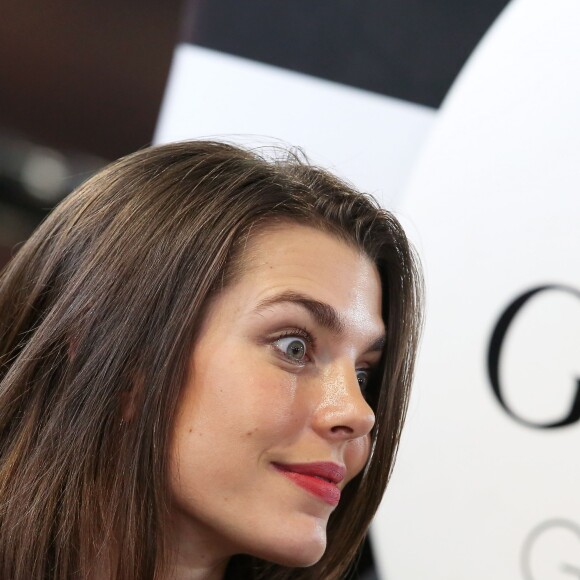 Charlotte Casiraghi lors de la soirée Style & Competition for Amade, l'Association mondiale des amies de l'enfance lors du Longines Masters de Paris à Villepinte le 5 décembre 2015 © Dominique Jacovides