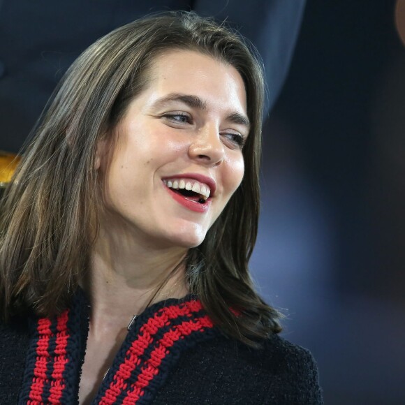 Charlotte Casiraghi lors de la soirée Style & Competition for Amade, l'Association mondiale des amies de l'enfance lors du Longines Masters de Paris à Villepinte le 5 décembre 2015 © Dominique Jacovides