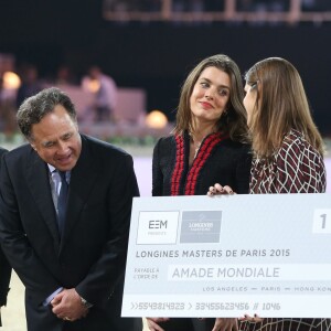 Charlotte Casiraghi et Fernanda Ameeuw lors de la soirée Style & Competition for Amade, l'Association mondiale des amies de l'enfance lors du Longines Masters de Paris à Villepinte le 5 décembre 2015 © Dominique Jacovides