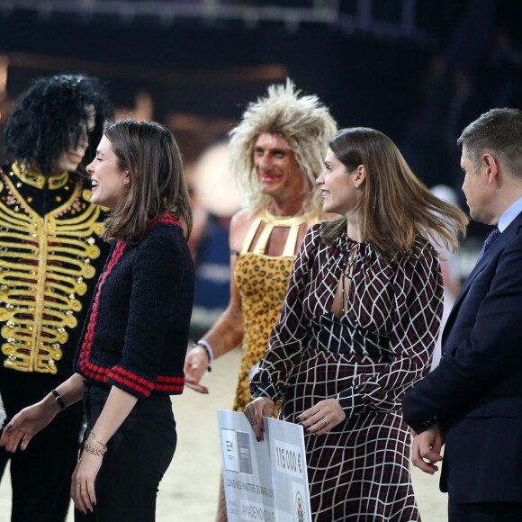 Charlotte Casiraghi, Bernardo Alves, Vincent Bartin, Fernanda Ameeuw - Gala de charité de l'Amade lors du jumping Longines Master de Paris à Villepinte le 5 décembre 2015. Deux épreuves ont eu lieu dans la soirée: le "Gucci Gold Cup" et "Style et Compétition for Amade". En l'absence de sa mére, la princesse Caroline de Hanovre, c'est Charlotte Casiraghi qui a présidé la remise des prix. © Dominique Jacovides / Bestimage Style & Competition for Amade during the Longines Paris Masters in Villepinte, suburb of Paris, France on december 5, 2015.05/12/2015 - Villepinte