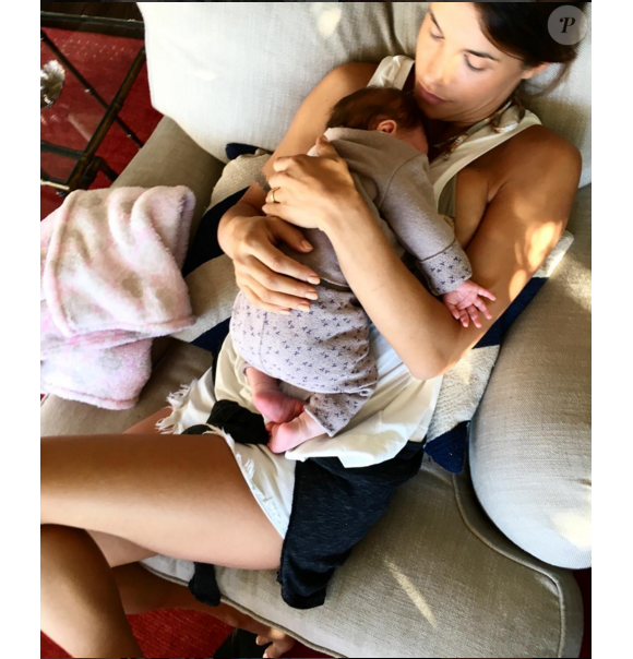 Elisabetta Canalis et sa fille Skyler - Photo publiée le 14 novembre 2015