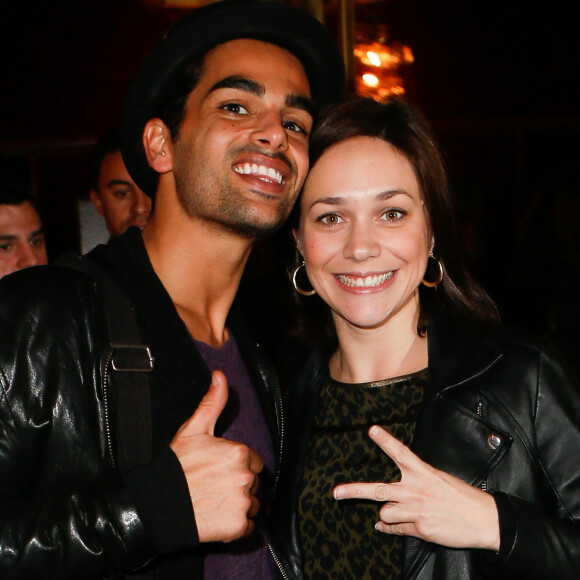 Exclusif - Christophe Licata, Nathalie Péchalat - People au Spectacle "Rock it all tour" de Brahim Zaibat au Casino de Paris le 4 novembre 2014.