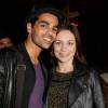Exclusif - Christophe Licata et la belle Nathalie Péchalat - People au Spectacle "Rock it all tour" de Brahim Zaibat au Casino de Paris le 4 novembre 2014.