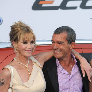 Melanie Griffith, Antonio Banderas à Marbella, le 10 aout 2013.
