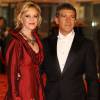 Melanie Griffith, Antonio Banderas à Madrid le 19 février 2012.