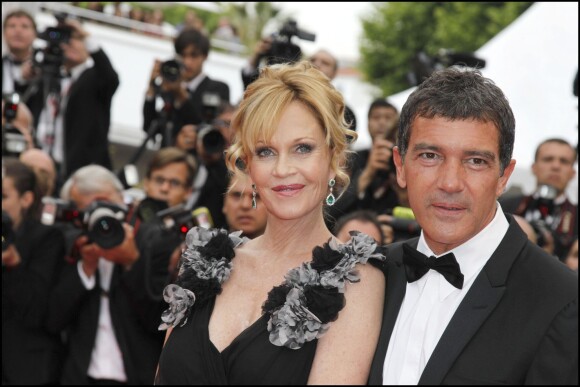 Melanie Griffith, Antonio Banderas à Cannes en 2011.