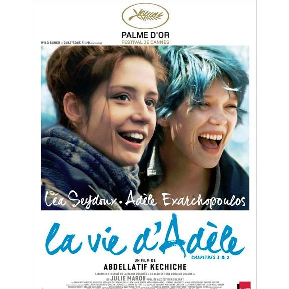 Affiche de La Vie d'Adèle: chapitres 1 et 2.