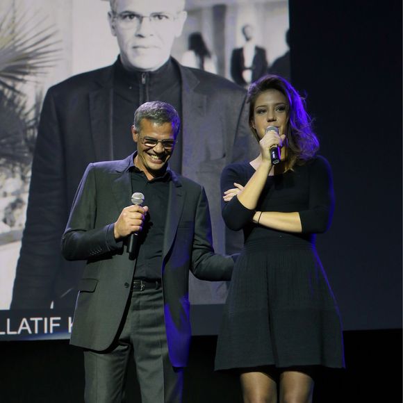 Abdellatif Kechiche et Adèle Exarchopoulos à Moscou le 2 novembre 2013