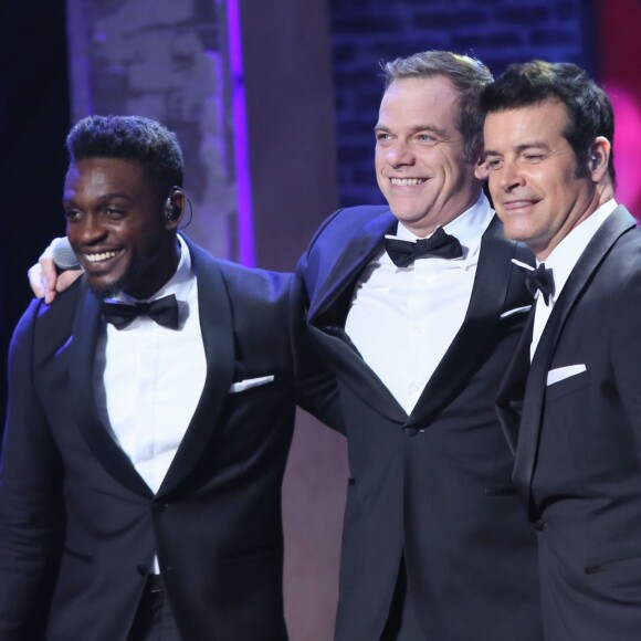 Exclusif - Corneille, Garou, Roch Voisine - Enregistrement de l'émission "Du côté de chez Dave" à Paris, qui sera diffusée le 13 décembre sur France 3. Le 07 décembre 2015 © CVS