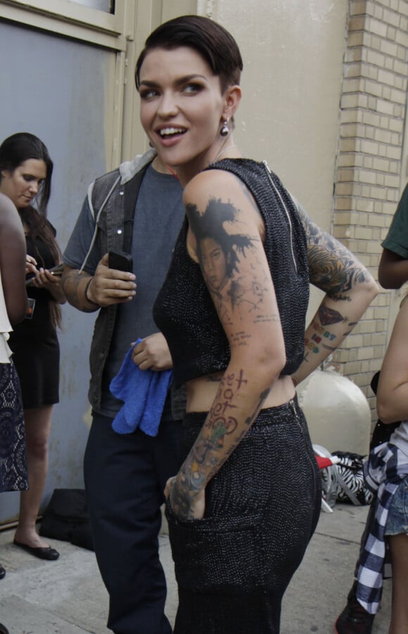 Ruby Rose - Réunion "Orangecon" pour les fans de la série "Orange is the New Black" à New York le 11 juin 2015