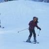 Exclusif - Christina Millian,sa fille Violet, sa soeur Liz et son compagnon Dominique Jean-Zephirin passent une après-midi au ski à Big Bear Lake le 13 décembre 2015.