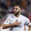 Karim Benzema lors de la rencontre entre l'Atletico Madrid et le Real Madrid au stade Vicente Calderon de Madrid, le 4 octobre 2015