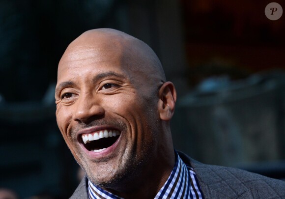 Dwayne Johnson lors de la première du film "Hercule" à Los Angeles, le 23 juillet 2014.