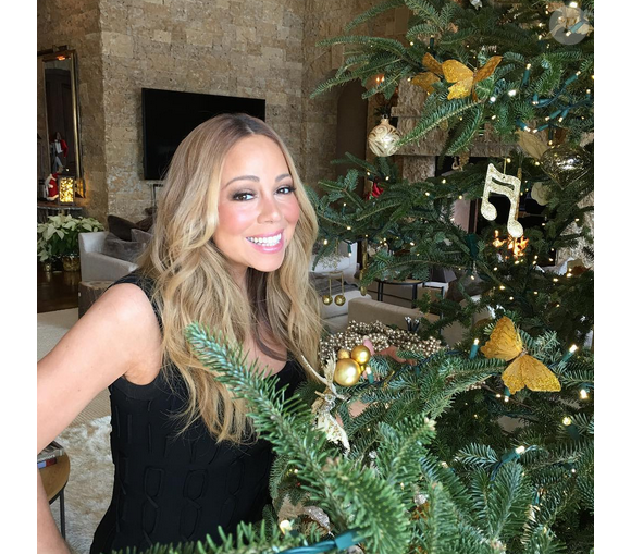 Mariah Carey lors de ses vacances à Aspen / photo postée sur Instagram, le 19 décembre 2015.