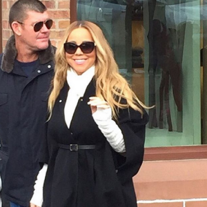 Mariah Carey en vacances à Aspen avec son amoureux James Packer / photo postée sur Instagram, le 20 décembre 2015.