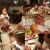 Monroe et Moroccan, les enfants de Mariah Carey font à manger pour le Père Noël, chez leur père Nick Cannon / photo postée sur Instagram, le 18 décembre 2015.