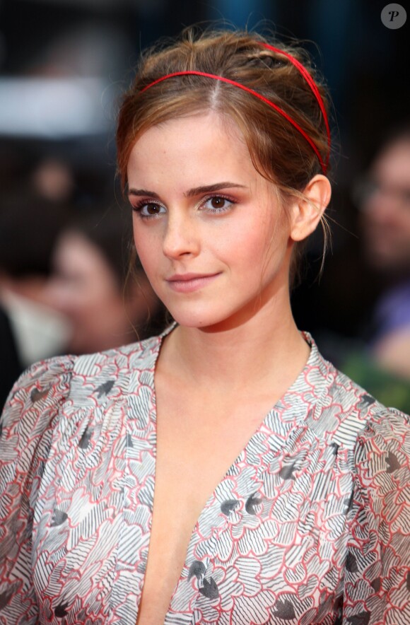 Emma Watson, interprète d'Hermione Granger, en juillet 2009.