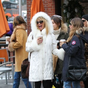 Exclusif - Goldie Hawn et Jennifer Meyer - Dakota Johnson, Melanie Griffith, Kate Hudson, Goldie Hawn et Jennifer Meyer font du shopping à Aspen dans le Colorado le 22 décembre 2015.