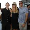 Ali Lohan (Aliana Lohan) avec ses frères Michael Lohan Jr., Cody Lohan, et leur mère Dina Lohan - Soirée "Ranbeeri Denim" (marque dont Ali Lohan est l'égérie) au rooftop Jimmy du James Hotel à New York, le 4 août 2015.
