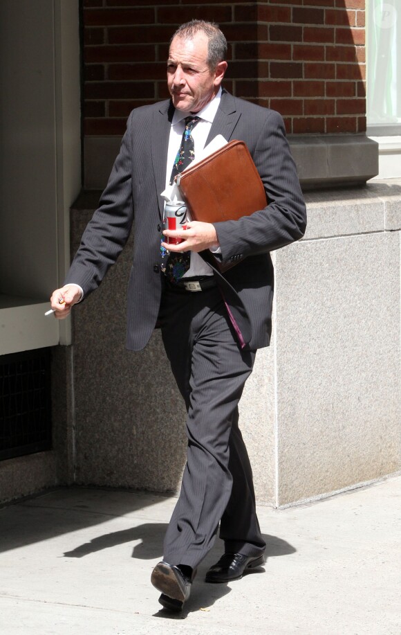 Michael Lohan rejoint sa fille Lindsay à son hotel, New york, le 17 septembre 2013